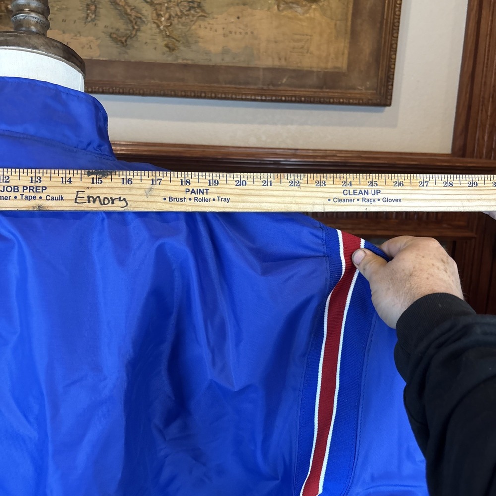 Vintage DeLong Bomber Jacket Royals MLB Baseball Size 6XL - Picture 3 of 5